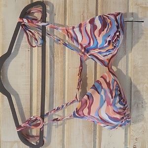 NWT bright and beautiful bikini top